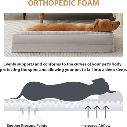 BFPETHOME Orthopedic Dog Beds for Large Dogs-Waterproof Sofa Dog Bed - Image 3