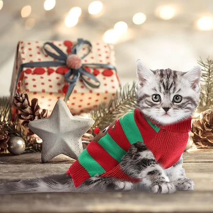 Dog Cat Christmas Sweater Boy Girl Ugly Reindeer Xmas Pet Clothes Holiday Puppy - Image 8