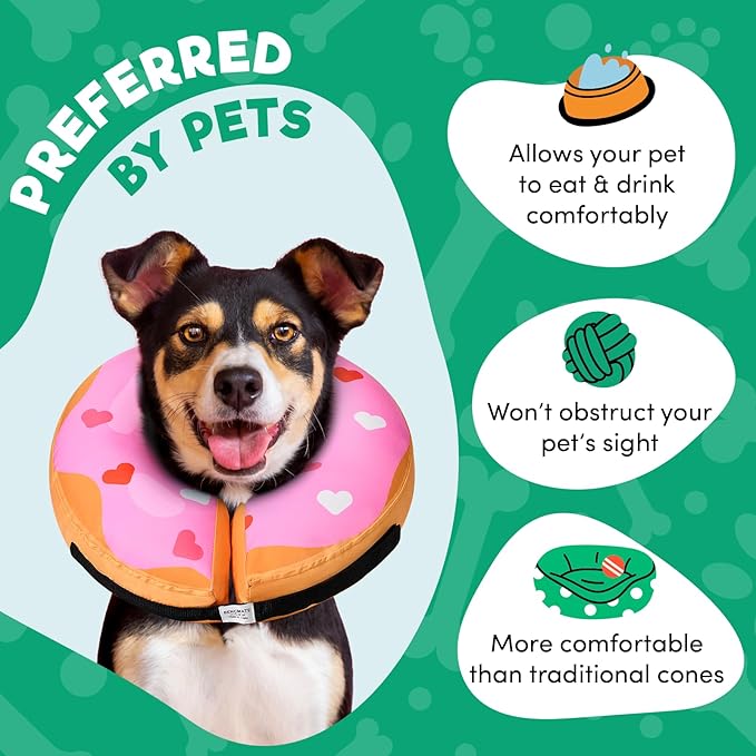 BENCMATE Inflatable Dog Cone Collar Alternative, Soft Dog Cone - Image 2