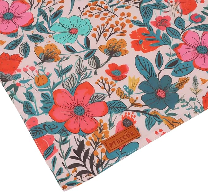 PTDECOR Flower Dog Bandana, Triangle Pet Bandanas - Image 6