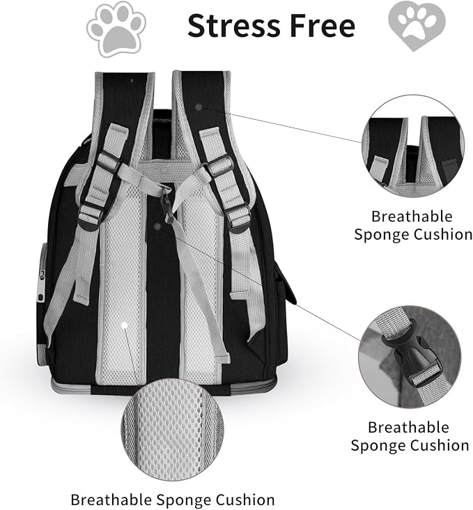 Cat Backpack Carrier for Cats and Small Dogs, Breathable Cat Bubble Backpack - Image 6