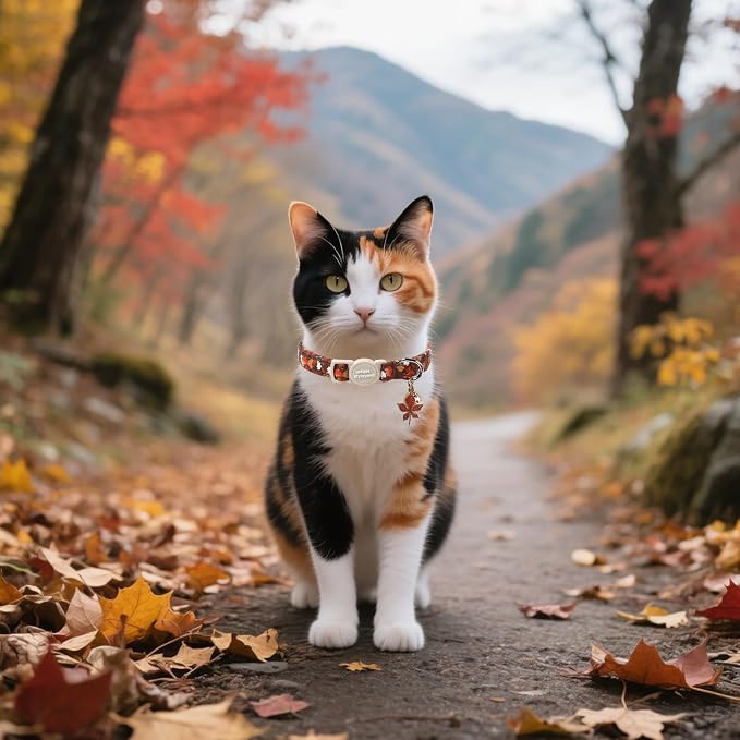 Unique style paws 2 Pack Autumn Halloween Kitten Collar Breakaway - Image 5