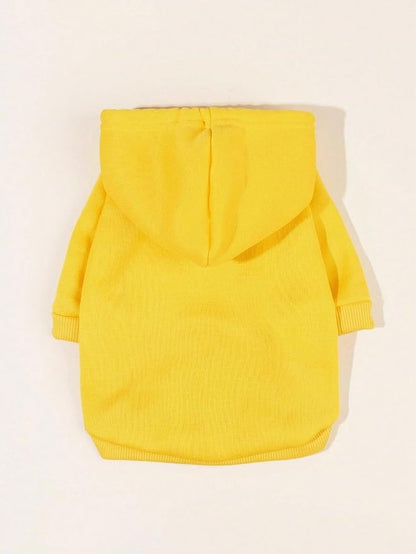 QWINEE Basic Dog Hoodie Sweatshirt Puppy Sweater Warm Cat Costumes Pet Clothes - Image 5