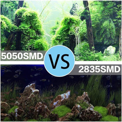 LED Aquarium Light, 7.5inch Colorful Fish Tank Light Submersible Underwater - Image 4