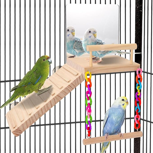KyoukiBird Perch Platform Bird Toys by Unknown