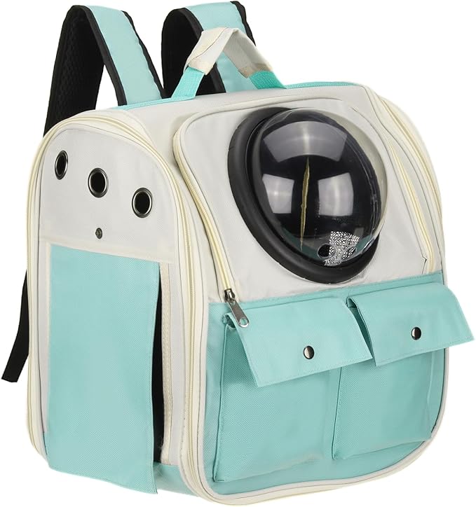 Pet Backpack Carrier, Portable and Ventilated, Oxford Cloth, Dogs Cats and by Unknown