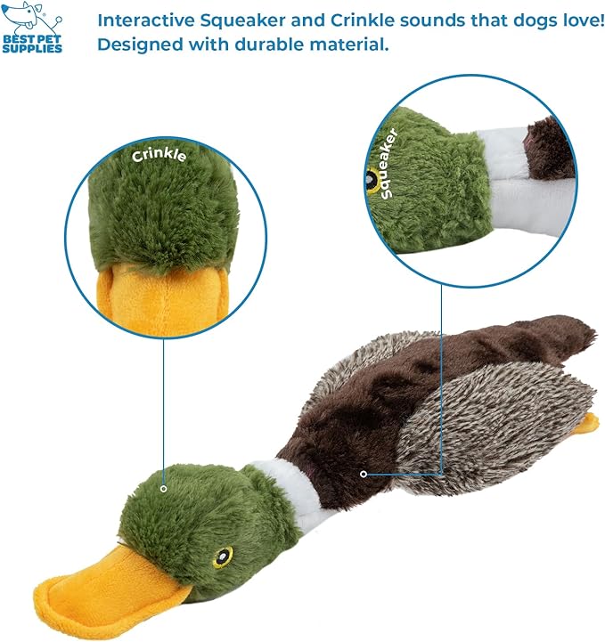 Best Pet Supplies Interactive Squeaky Dog Chew Toy, Ideal Dog Toys - Image 3