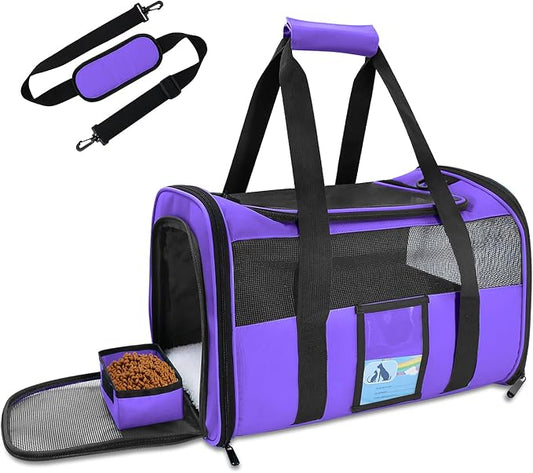 Refrze Pet Carrier Airline Approved, Cat Carriers by Refrze