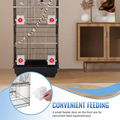 FDW 39 Inch Bird Cage Parakeet Cage - Image 3