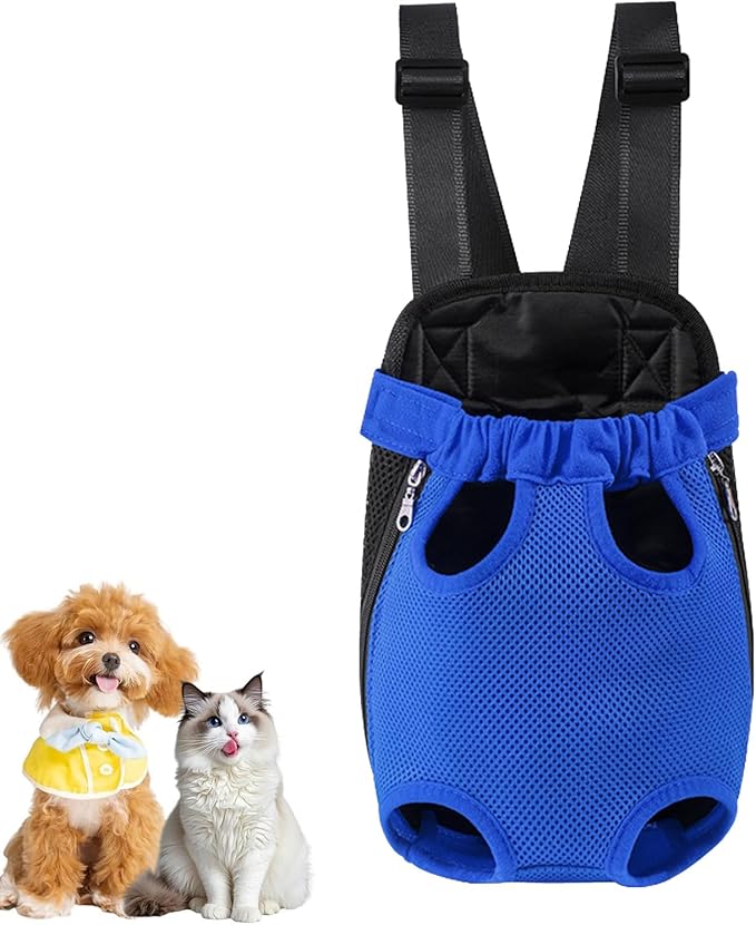 Dog Carrier Backpack, Adjustable Puppy Front Carrier Backpack, Ventilated Dog by nulala