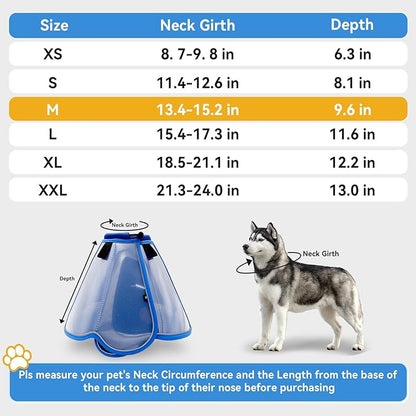 Upgraded Dog Cone Collar for Large Medium Dogs, Soft Dog Cone - Image 3