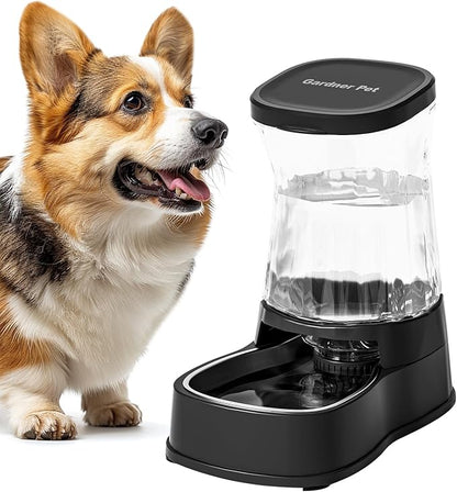 Gardner Pet Automatic Dog Water Dispenser Gravity Stainless Steel Water Waterer by GardnerPet