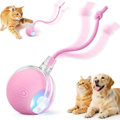 Interactive Electric Automatic Rolling Moving USB Rechargeable Self Activated by Unknown