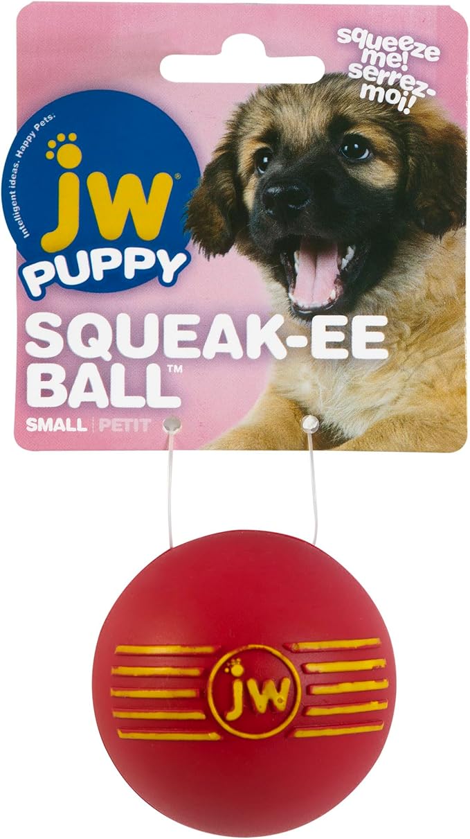 JW Squeak-ee Ball Puppy Toy by JWPet