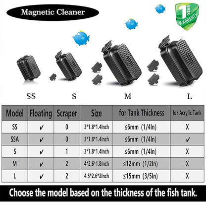 Carefree Fish Aquarium Super Strong Magnetic Cleaner - Image 9