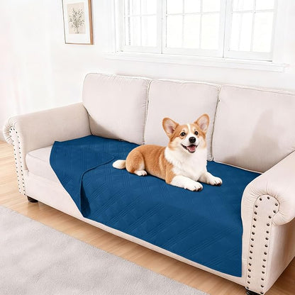 hyha Waterproof Dog Blanket, Reversible Pet Bed Blanket, Soft Sofa Couch Cover by hyha