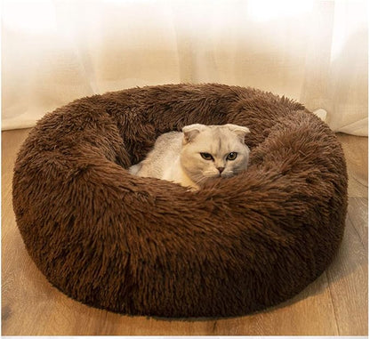 BODISEINT Modern Soft Plush Round Pet Bed - Image 2