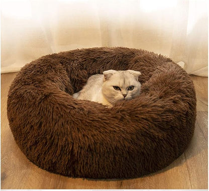 BODISEINT Modern Soft Plush Round Pet Bed - Image 2