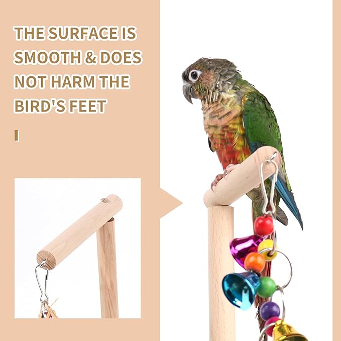 Bird Playground, Playstand for Parrot Cage Accessories - Image 5
