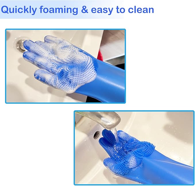Pet Grooming Gloves, Dog Washing Gloves - Image 6