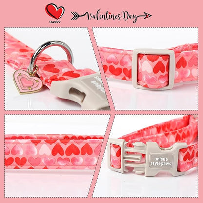 Unique style paws Valentine's Day Dog Collar Plastic Buckle Collar - Image 3