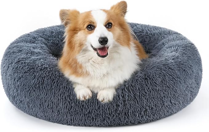 rabbitgoo Calming Dog Bed for Small Medium, 30 inches Pet Bed Machine Washable by rabbitgoo
