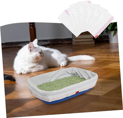 10Pcs Cat Litter Cleaning Bags Self Contained Litter Pan Pouches - Image 8
