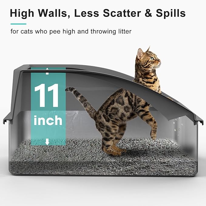 Stainless Steel Litter Box | XL Enclosed Cat Litter Boxs - Image 3