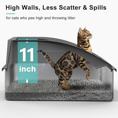 Stainless Steel Litter Box | XL Enclosed Cat Litter Boxs - Image 3
