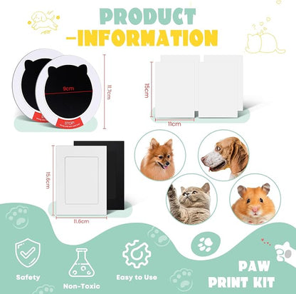 Nabance Inkless Paw Print Kit for Dogs, Cats - Image 3