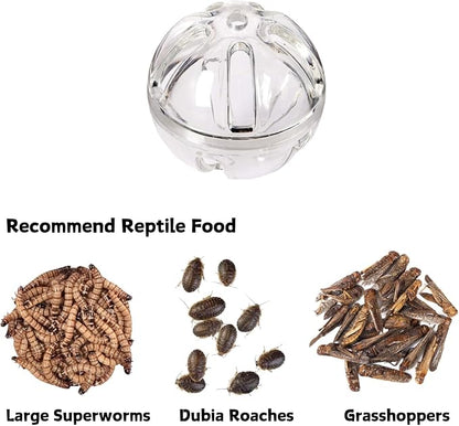 Bearded Dragon Feeder Toy Reptile Foraging Ball Lizard Enrichment Interactive - Image 3
