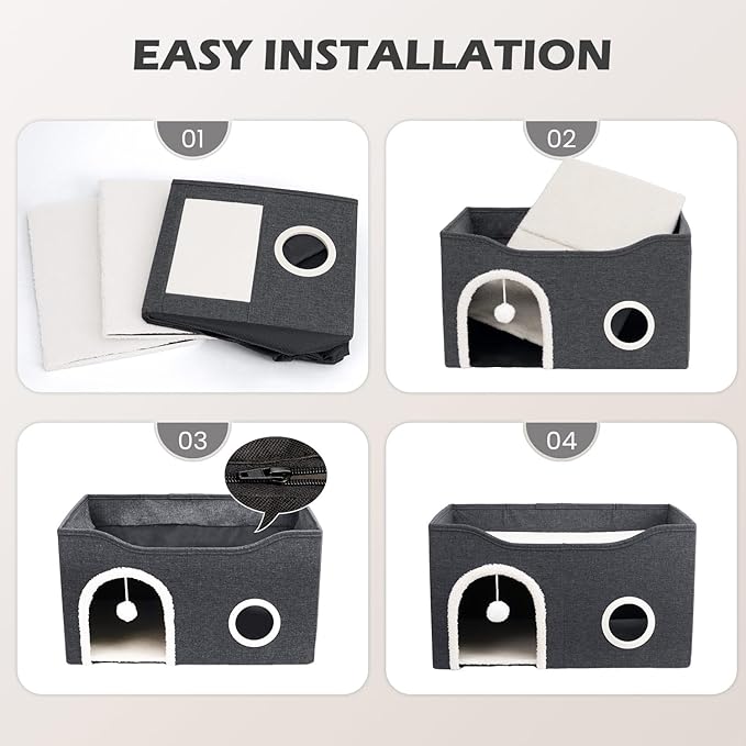 Heeyoo Cat House for Indoor Cats - Image 8