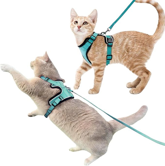 Luxelle 2 Pack Escape-Proof Cat Harness and Leash Set by Unknown