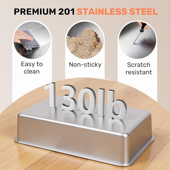 Stainless Steel Litter Box - Image 9