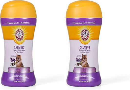 Arm & Hammer Deodorizing Cat Litter Crystals, Lavender & Vanilla Scent | Odor by ArmHammer