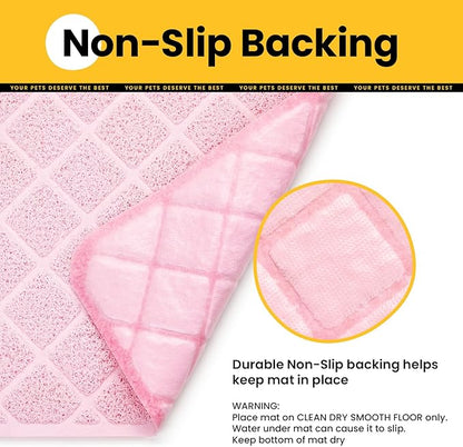 Cat Litter Mat Litter Trapping Mat, Less Waste Cat Litter Box Mat - Image 6
