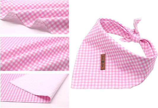 Lionet Paws Dog Bandana Washable Cotton Handkerchief Scarf Triangle Bandana - Image 2