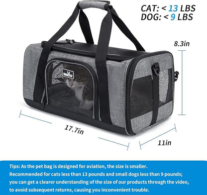 TSA Approved Pet Carrier for Small Cats Dogs, Travel Bag - Image 3