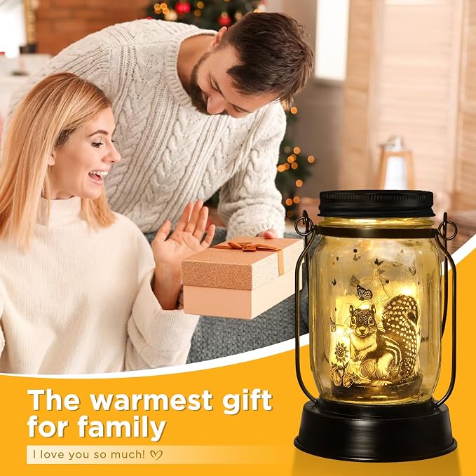 kyoryuger Squirrel Gifts for Women/Men Squirrel Solar Lanterns Mom Birthday - Image 5