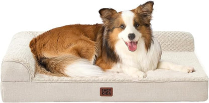 EHEYCIGA XL Dog Bed Memory Foam by EHEYCIGA