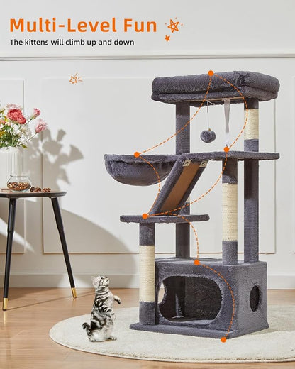 Taoqimiao Cat Tree, 38.5-Inch Cat Tower - Image 8
