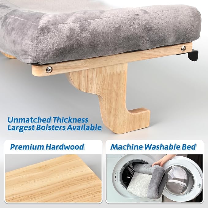 Zakkart Cat Perch for Window Sill - Image 4