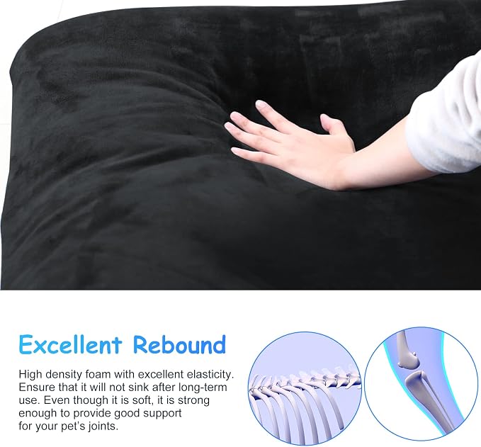 Magic Dog Super Soft Large Dog Bed, 39 Inches Orthopedic Foam Pet Beds - Image 2