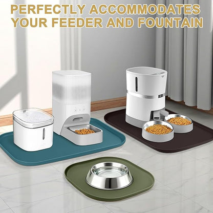Small Silicone Pet Food Mat - Image 7