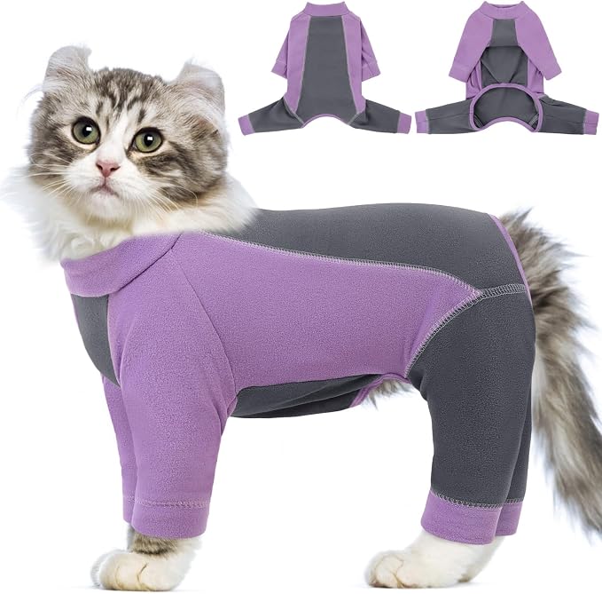 SUNFURA Hair Sticky Cat Clothes, Cat Sweater by SUNFURA