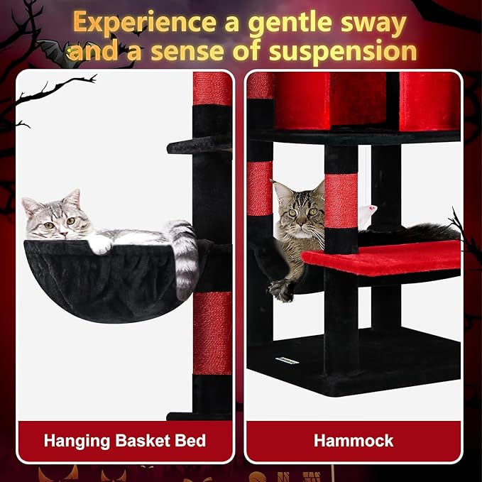 Globlazer Gothic Corner Cat Tree Tower - Image 5
