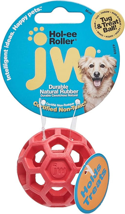 JW Pet Company Mini Hol-ee Roller Dog Toy, Colors Vary - Image 2