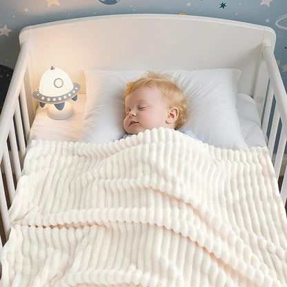Soft Fleece Baby Blanket Ultra Cozy Baby Blankets - Image 3