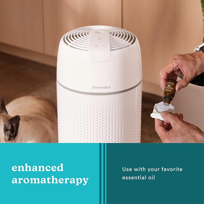 Homedics Air Purifier, 4-in-1 Tower - Image 4