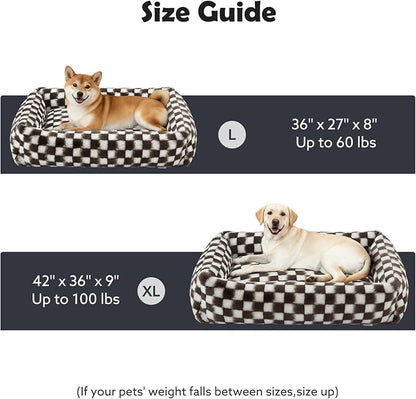 JOEJOY Small Dog Bed for Small Dogs, Rectangle Washable Orthopedic Corduroy - Image 6